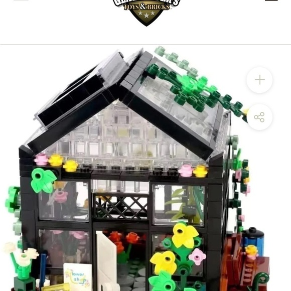 General Jim’s Toys & Bricks botanical greenhouse connecting brick set - Picture 9 of 11